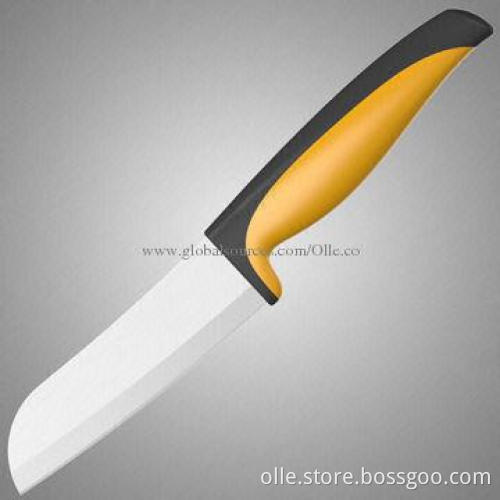 White Blade Hollow Design Japanese Santoku Knife, OEM and ODM Orders Welcomed